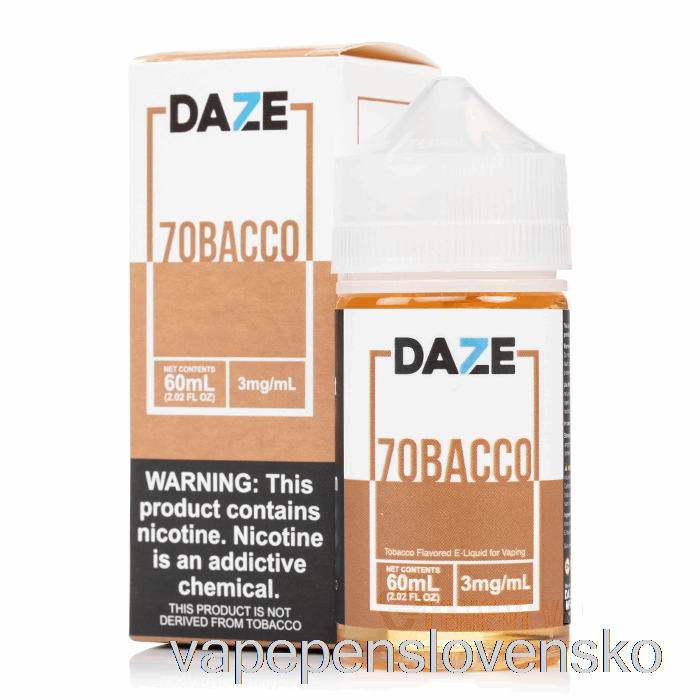 7obacco - 7 Daze E-liquid - 60ml 6mg Vape Shop Bratislava